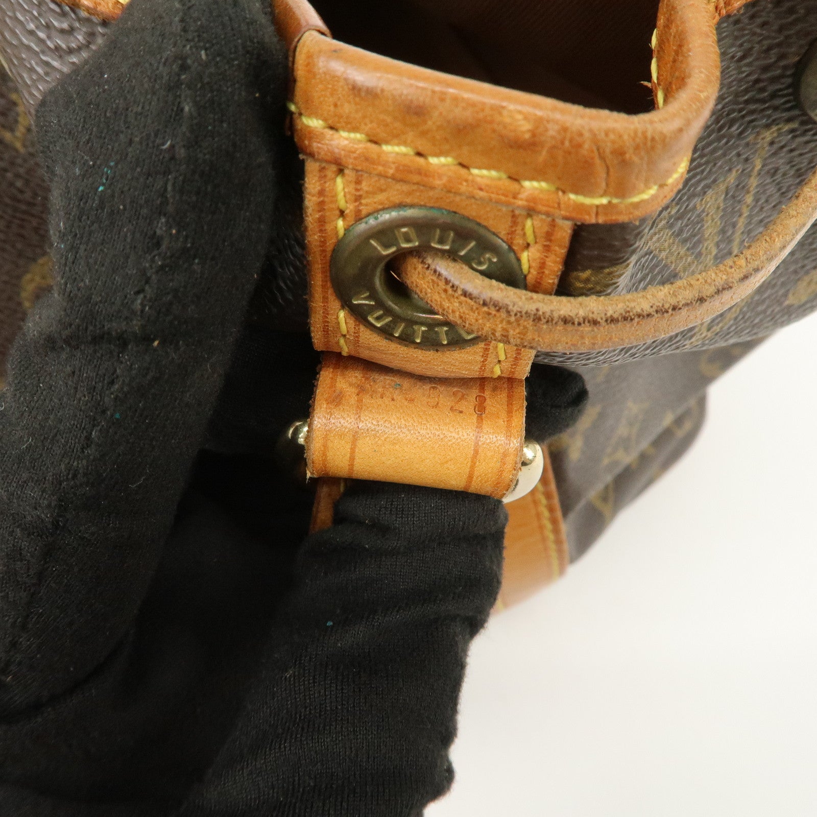 Louis Vuitton Monogram Canvas Petit Noe Shoulder Bag Brown M42226