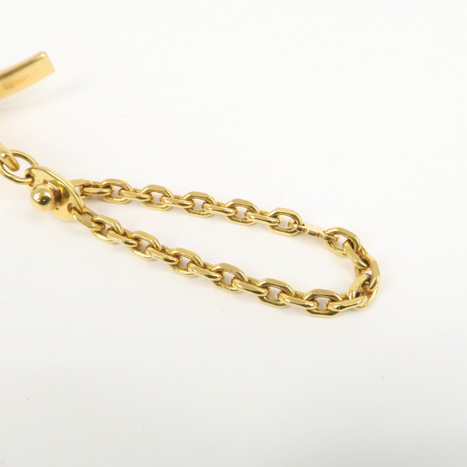 HERMES Filou Metal Glove Clip Glove Holder Gold