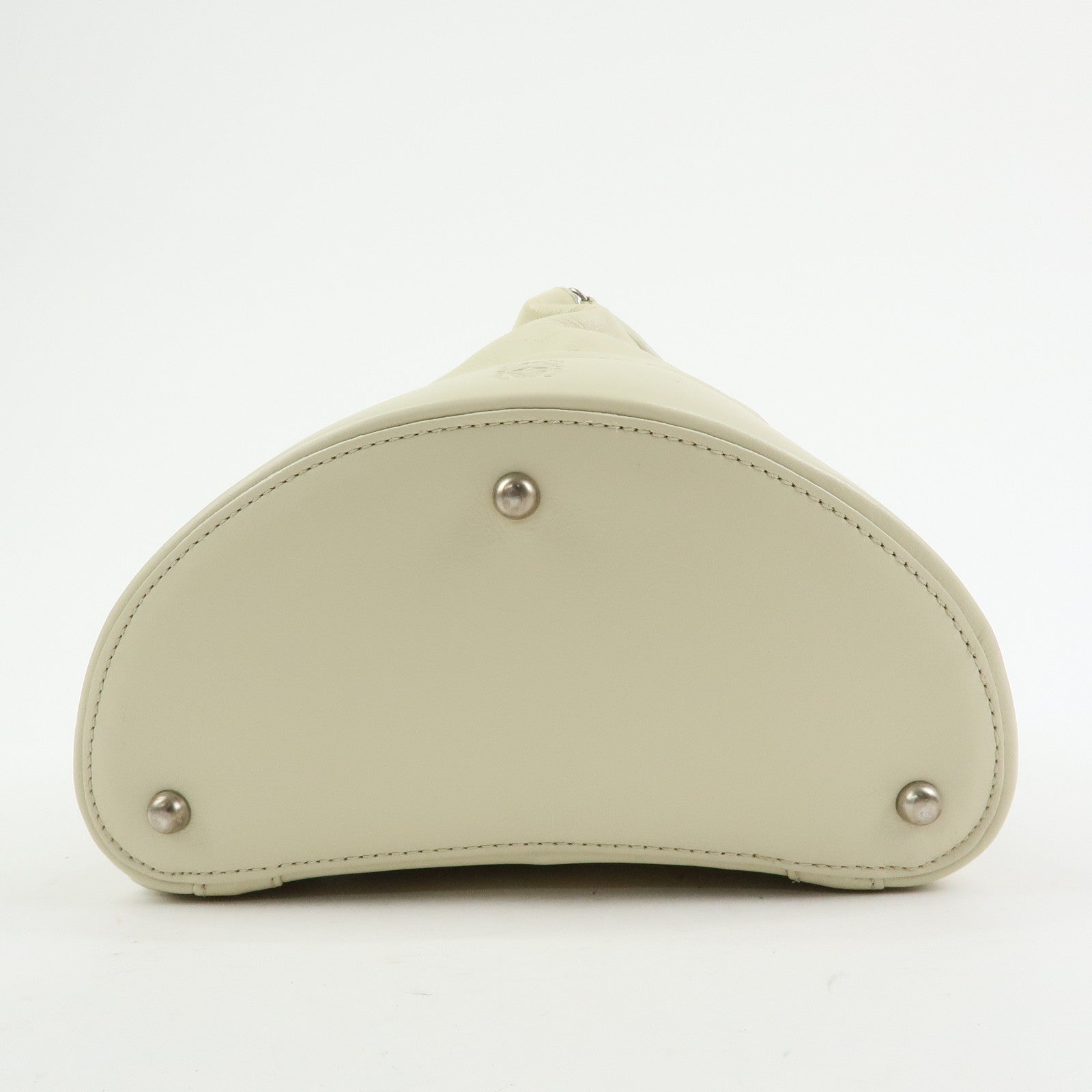 LOEWE Anagram Anton Leather Backpack Rucksuck Ivory