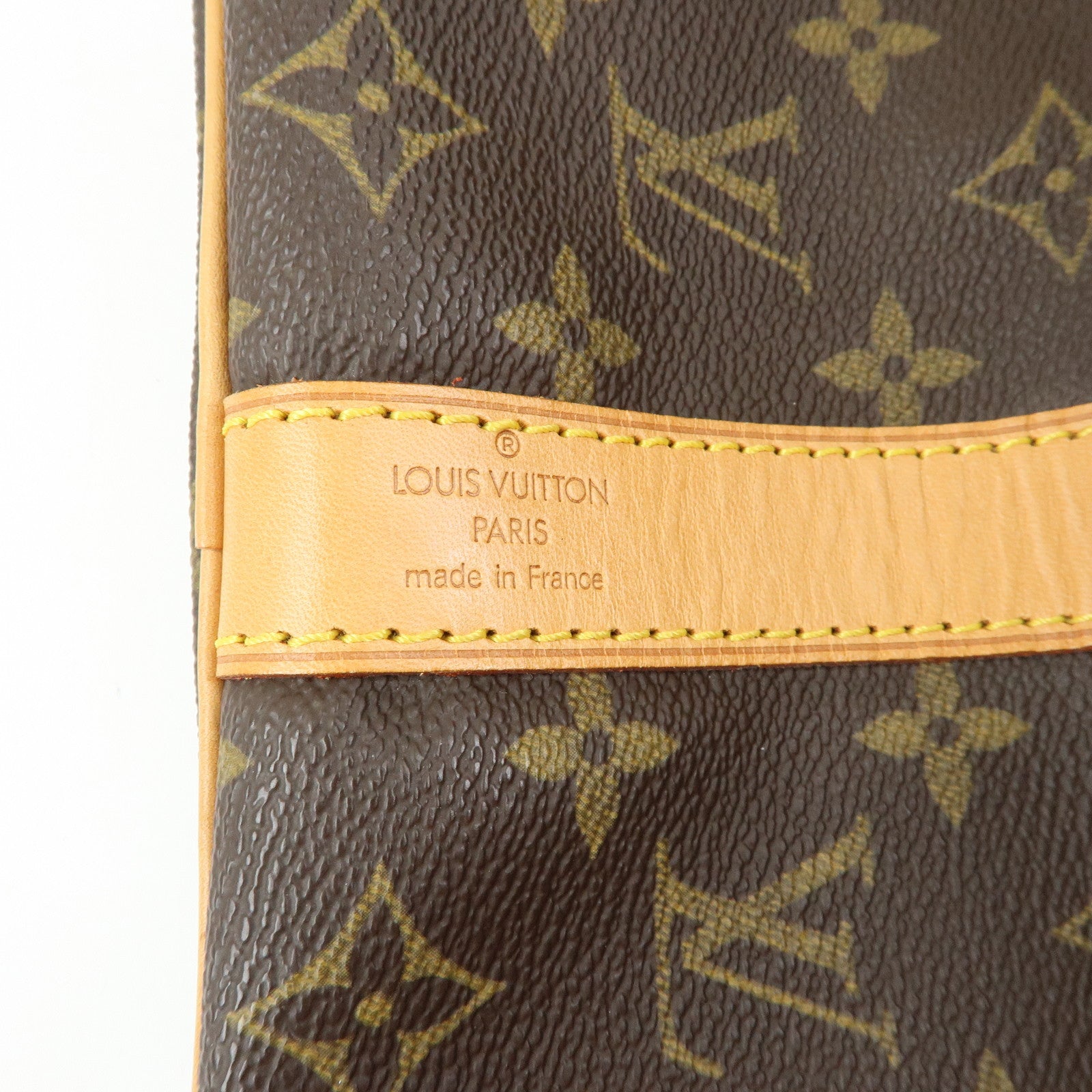 Louis Vuitton Monogram Keep All Bandouliere 45 Boston Bag M41418