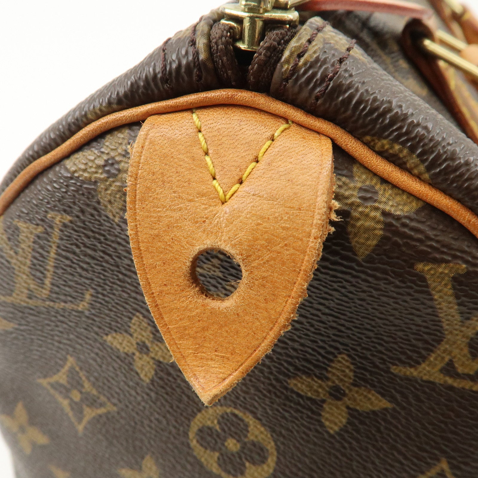 Louis Vuitton Monogram Speedy 30 Boston Bag Brown M41524