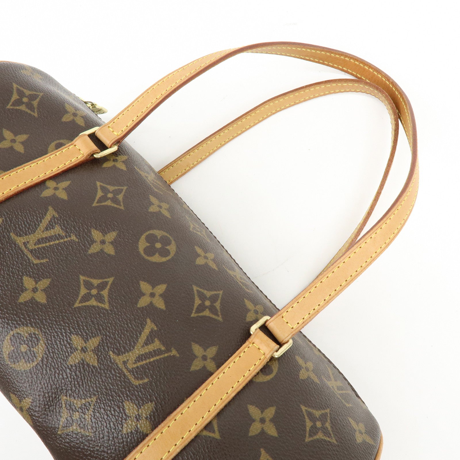 Louis Vuitton Monogram Papillon 30 Hand Bag Brown M51385
