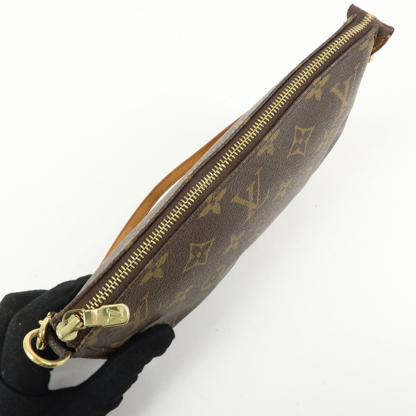 Louis Vuitton Monogram Pochette Accessoires Pouch Hand Bag M51980