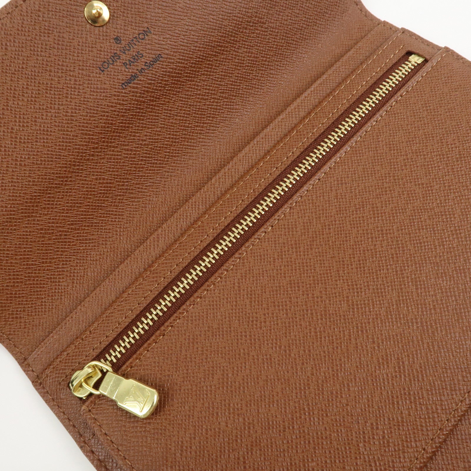 Louis Vuitton Monogram Canvas Pochette Passeport Brown M60135