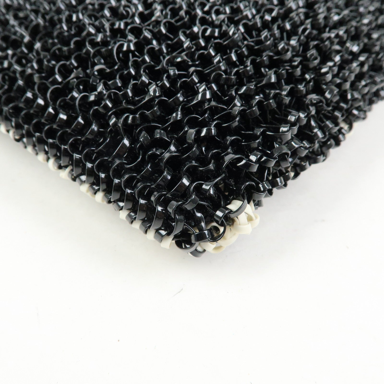 ANTEPRIMA PVC Wire Bag Tote Bag Shoulder Bag Black White