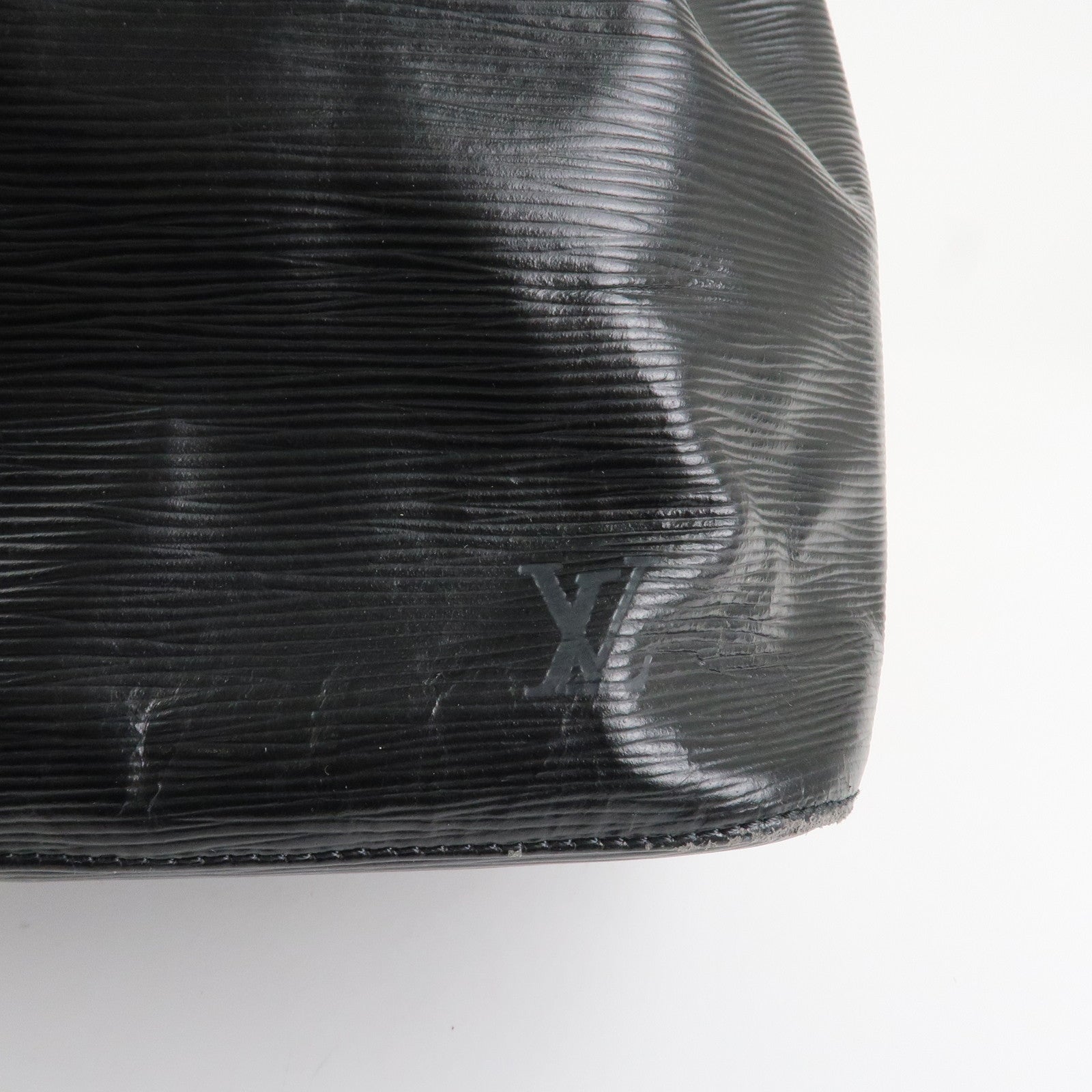 Louis Vuitton Epi Petit Noe Shoulder Bag Noir Black M59012 Used