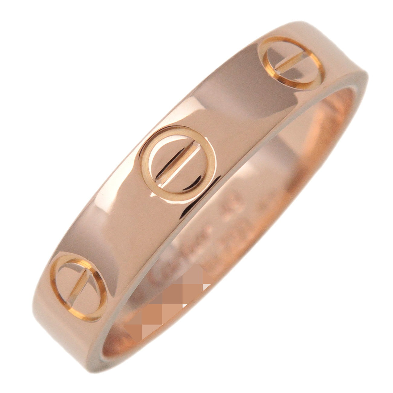 Cartier Mini Love Ring K18 750PG #49 US5 EU49 HK10.5 Rose Gold