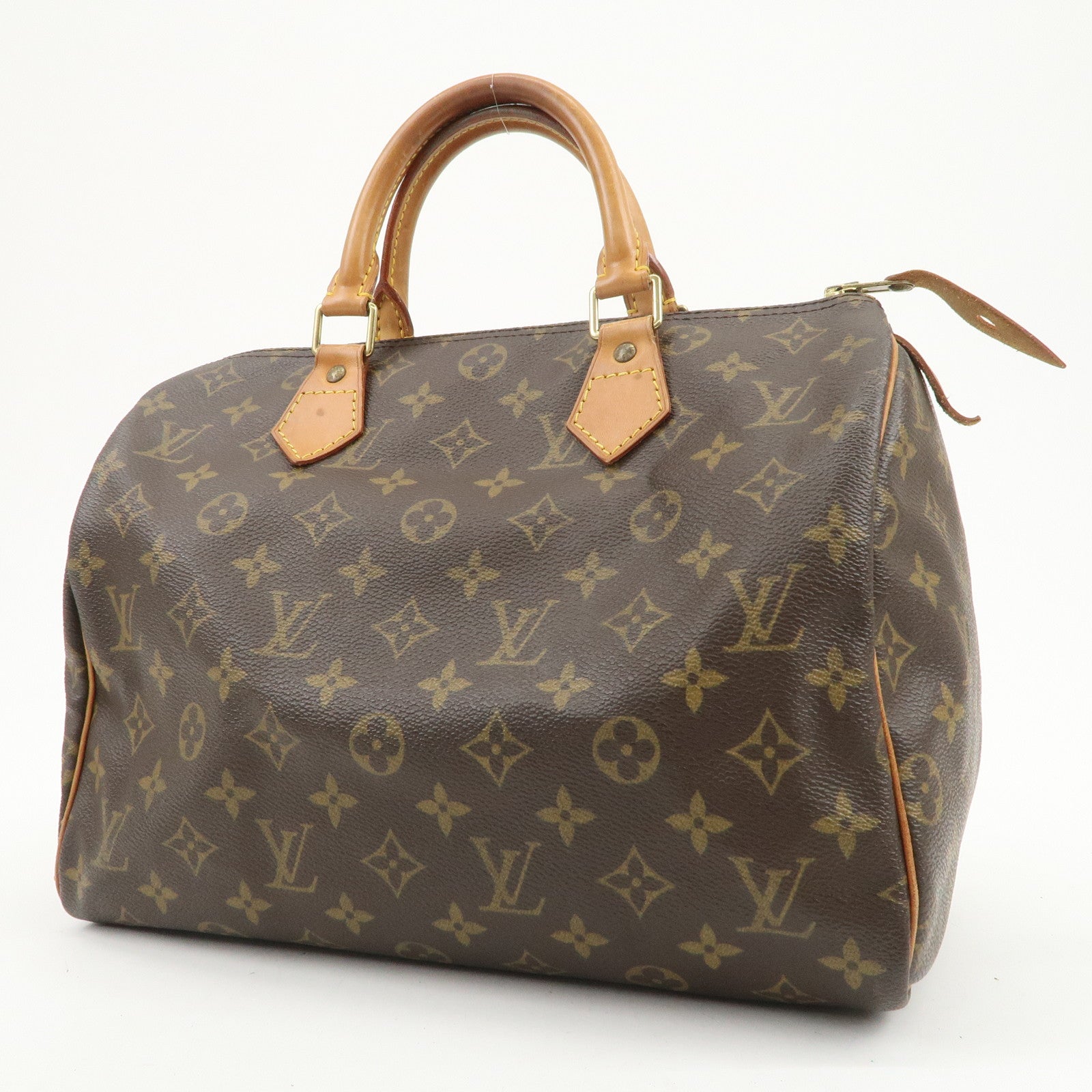 Louis Vuitton Monogram Speedy 30 Boston Bag Hand Bag Brown M41526