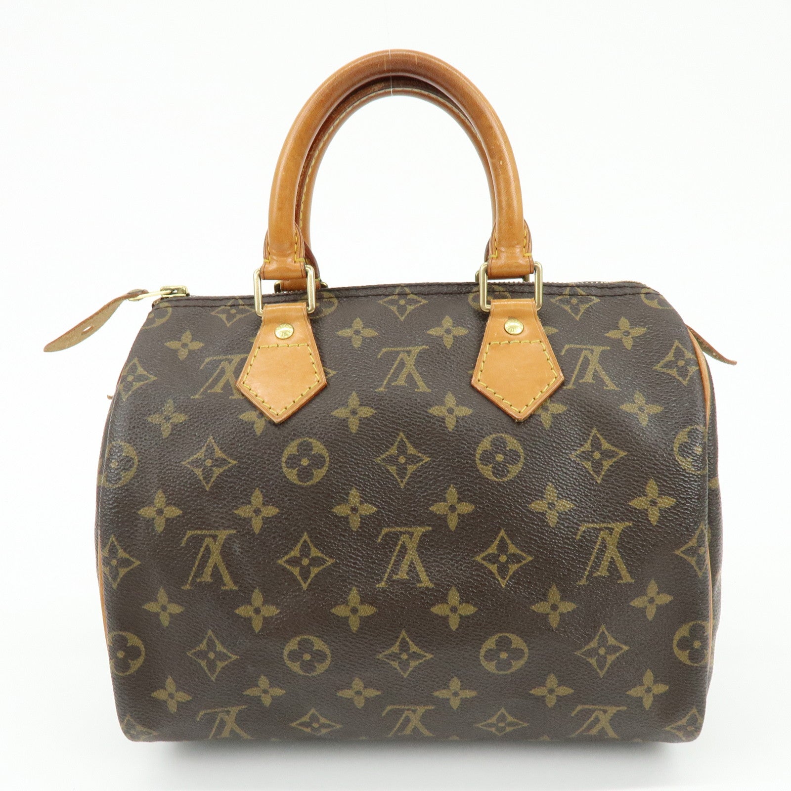 Louis Vuitton Monogram Speedy 25 Boston Bag Hand Bag Brown M41528