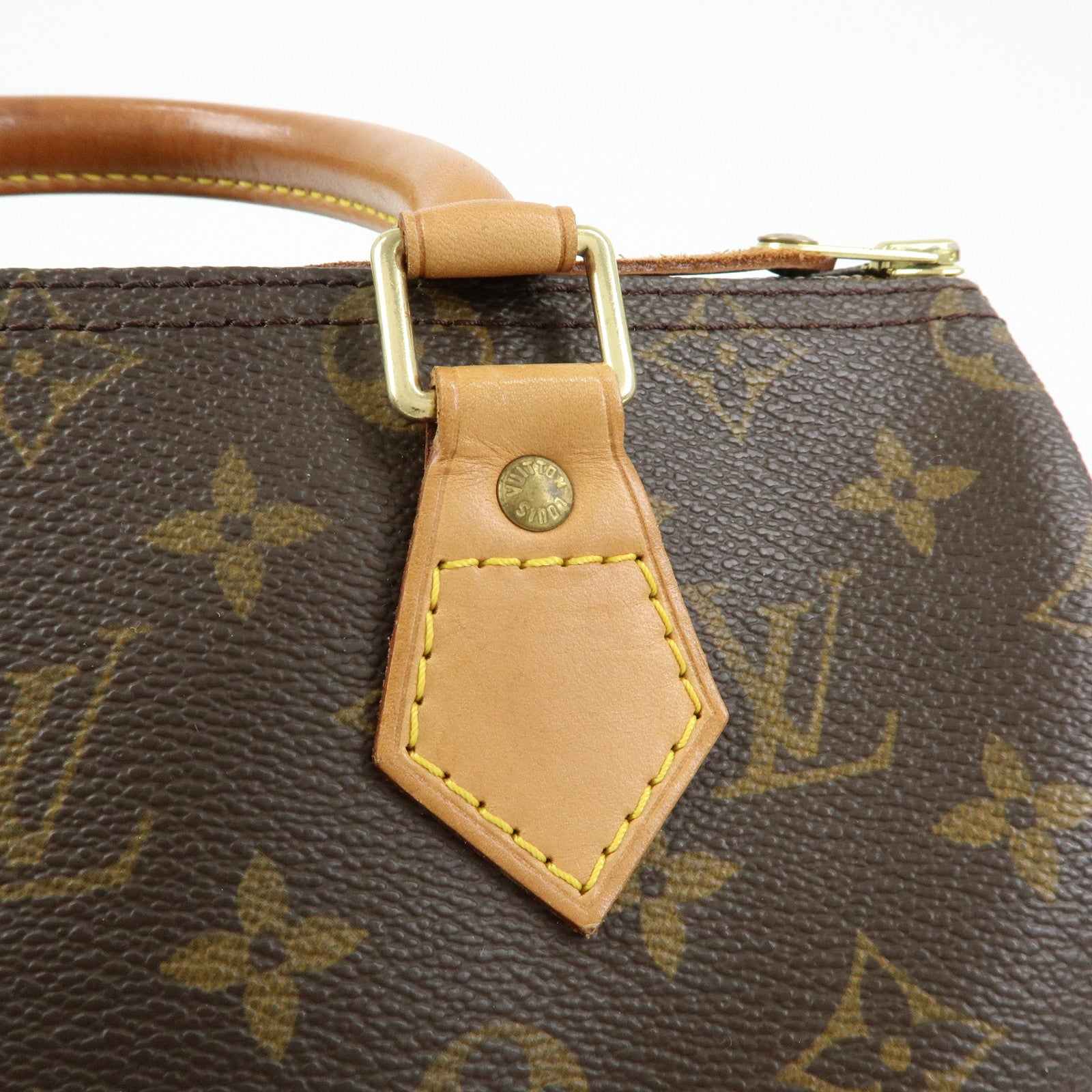Louis Vuitton Monogram Speedy 25 Boston Bag Hand Bag Brown M41528