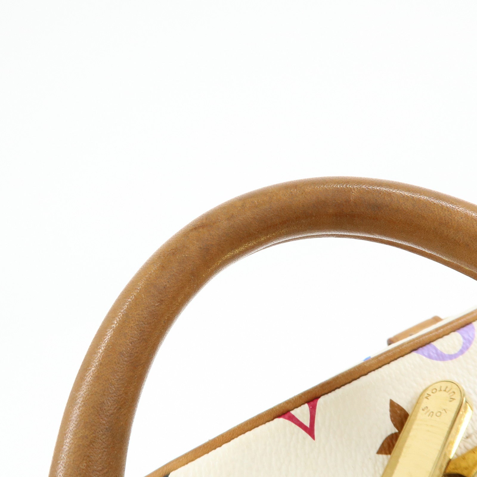 Louis Vuitton Monogram Multicolor Trouville Hand Bag Blanc M92663