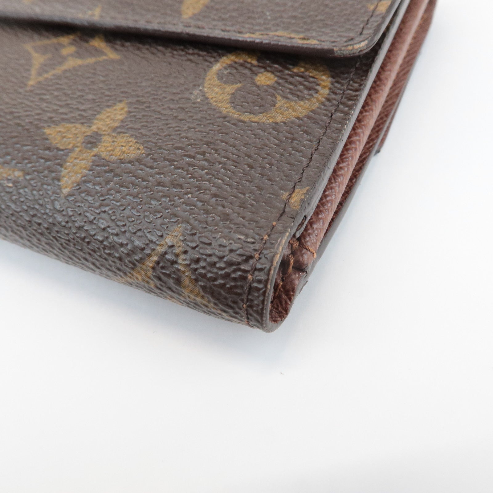 Louis Vuitton Monogram Porte Monnaie Billets Carte Credit M61660 Used