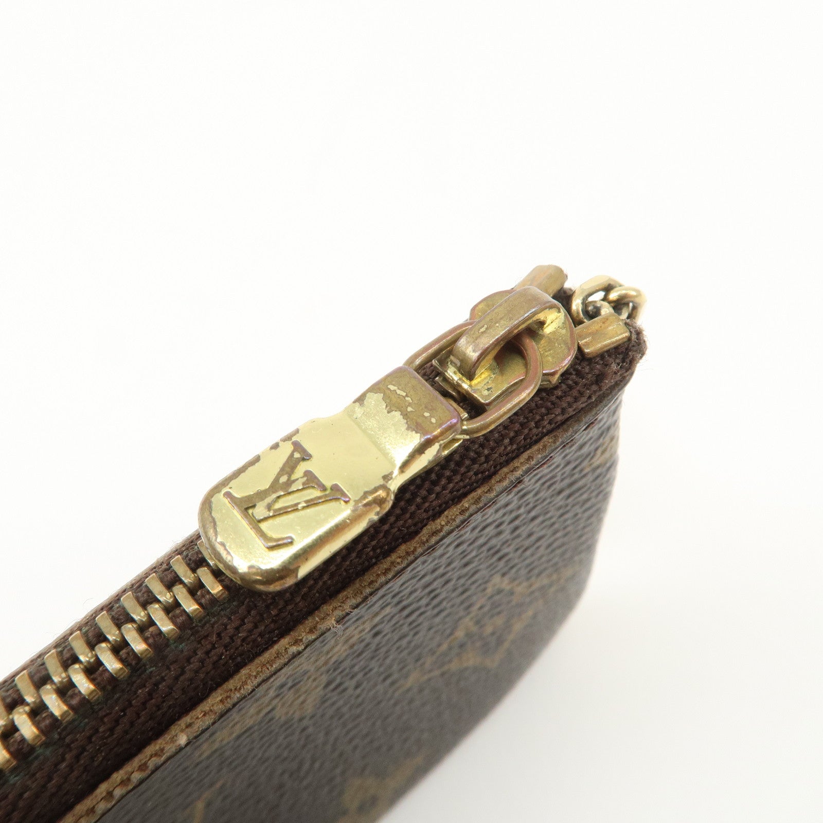 Louis Vuitton Monogram Pochette Cles Coin Case Key Case M62650
