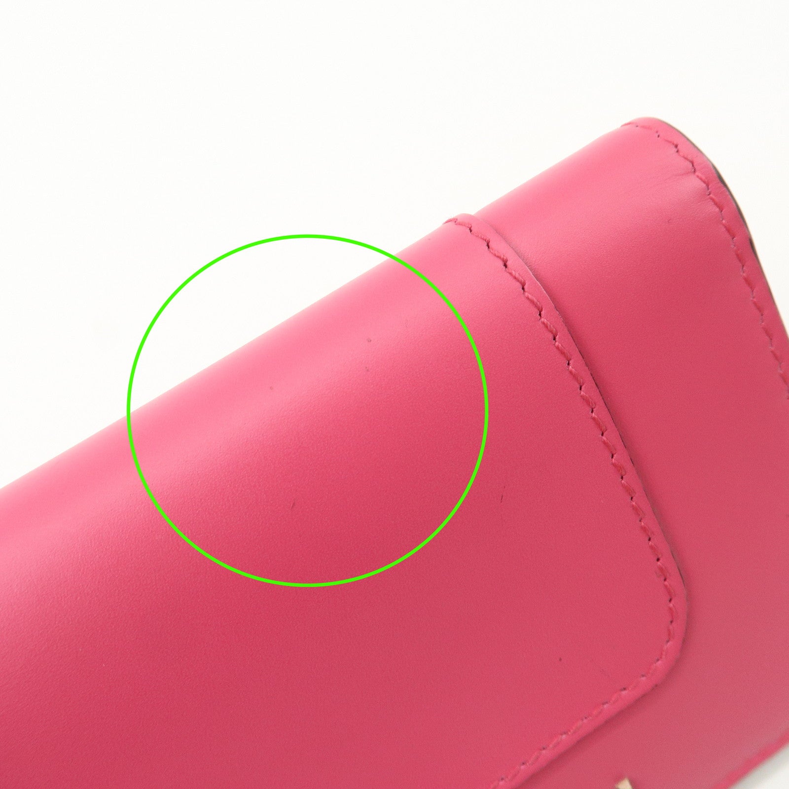BVLGARI Serpenti Leather Card Case Card Holder Pink