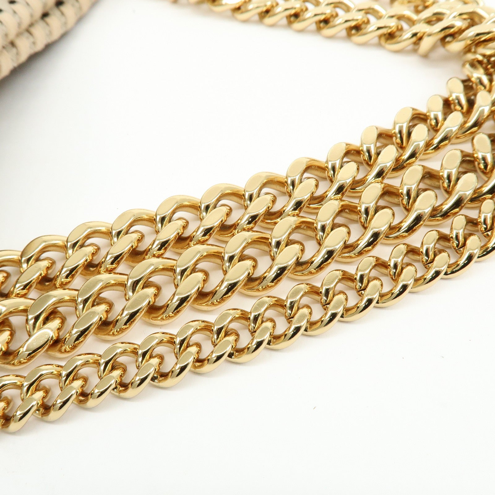 STELLA MCCARTNEY Polyester Shoulder Bag Crossbody Bag Beige