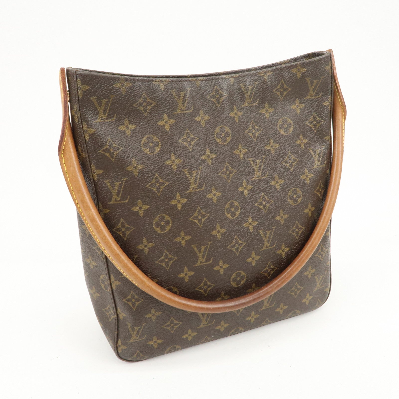 Louis Vuitton Monogram Looping GM Shoulder Bag Brown M51145