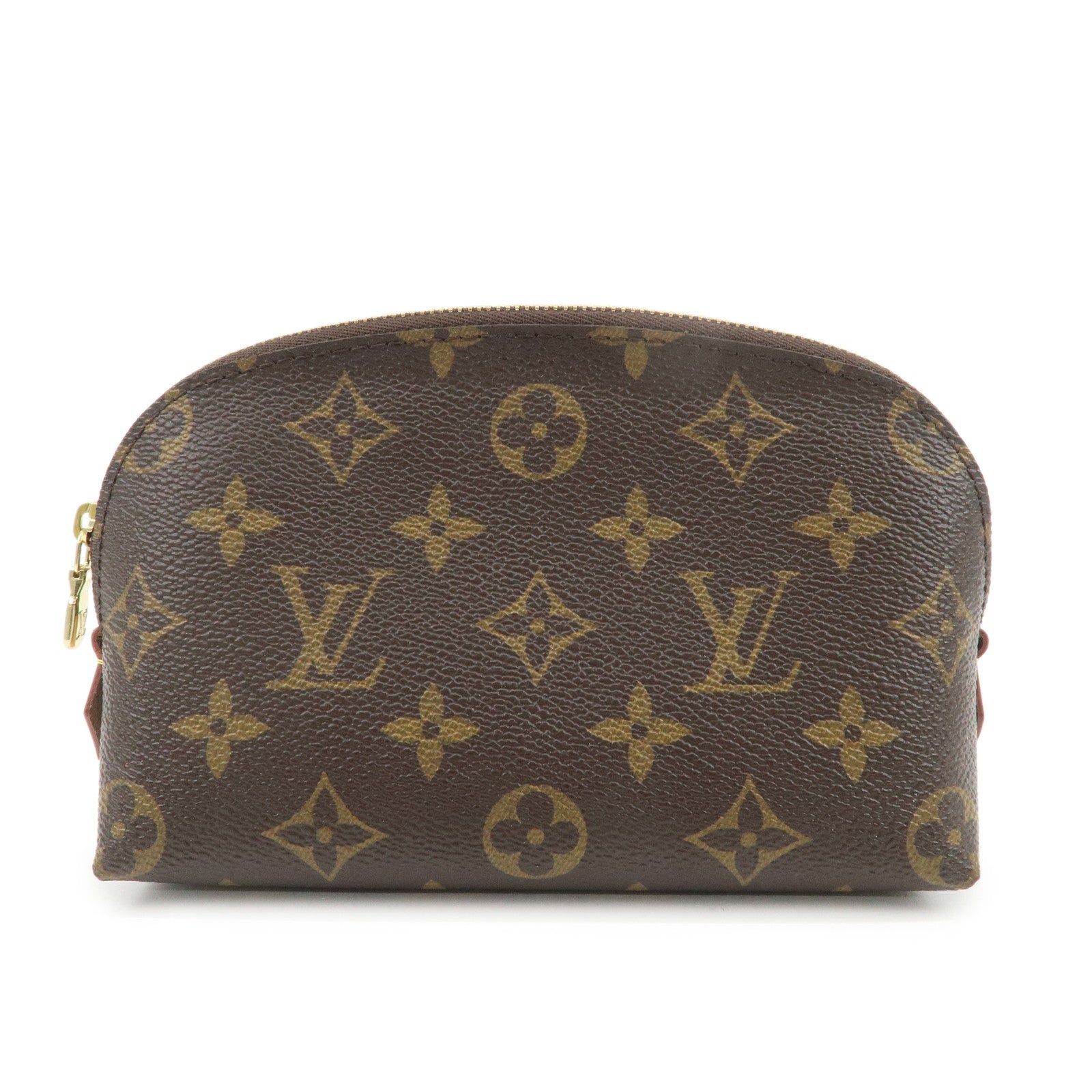 Louis Vuitton Monogram Pochette Cosmetic Pouch Brown M47515