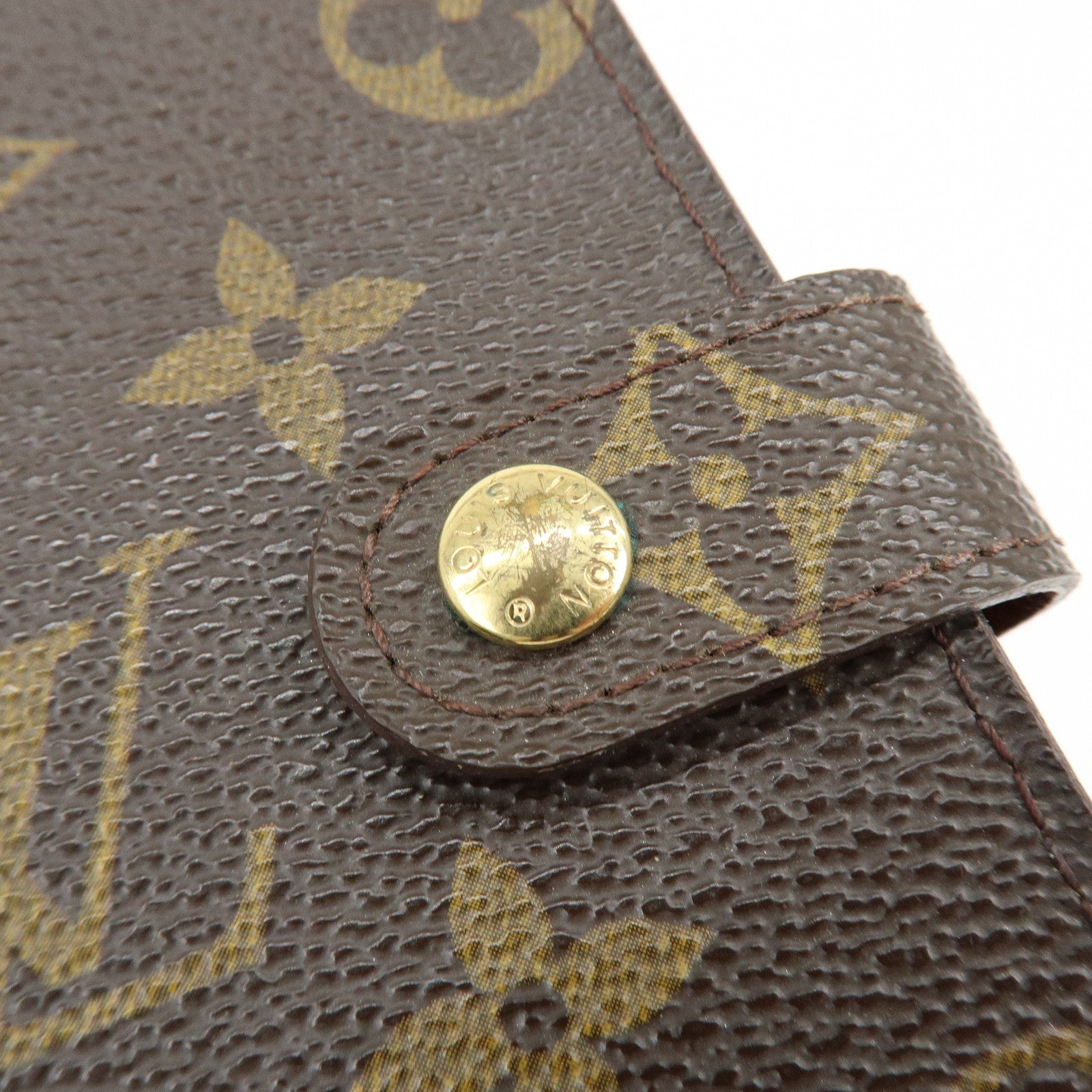 Louis Vuitton Monogram Set of 2 Agenda PM Planner Cover R20005