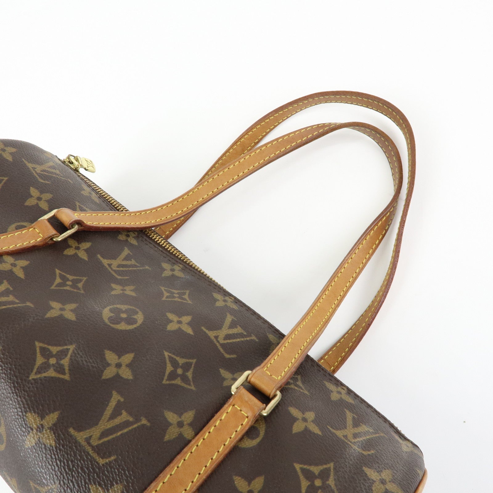 Louis Vuitton Monogram Papillon 30 Hand Bag Brown M51385