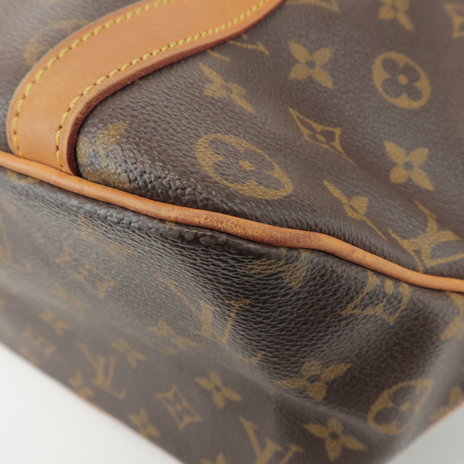 Louis Vuitton Monogram Sac Shopping Shoulder Bag Brown M51108