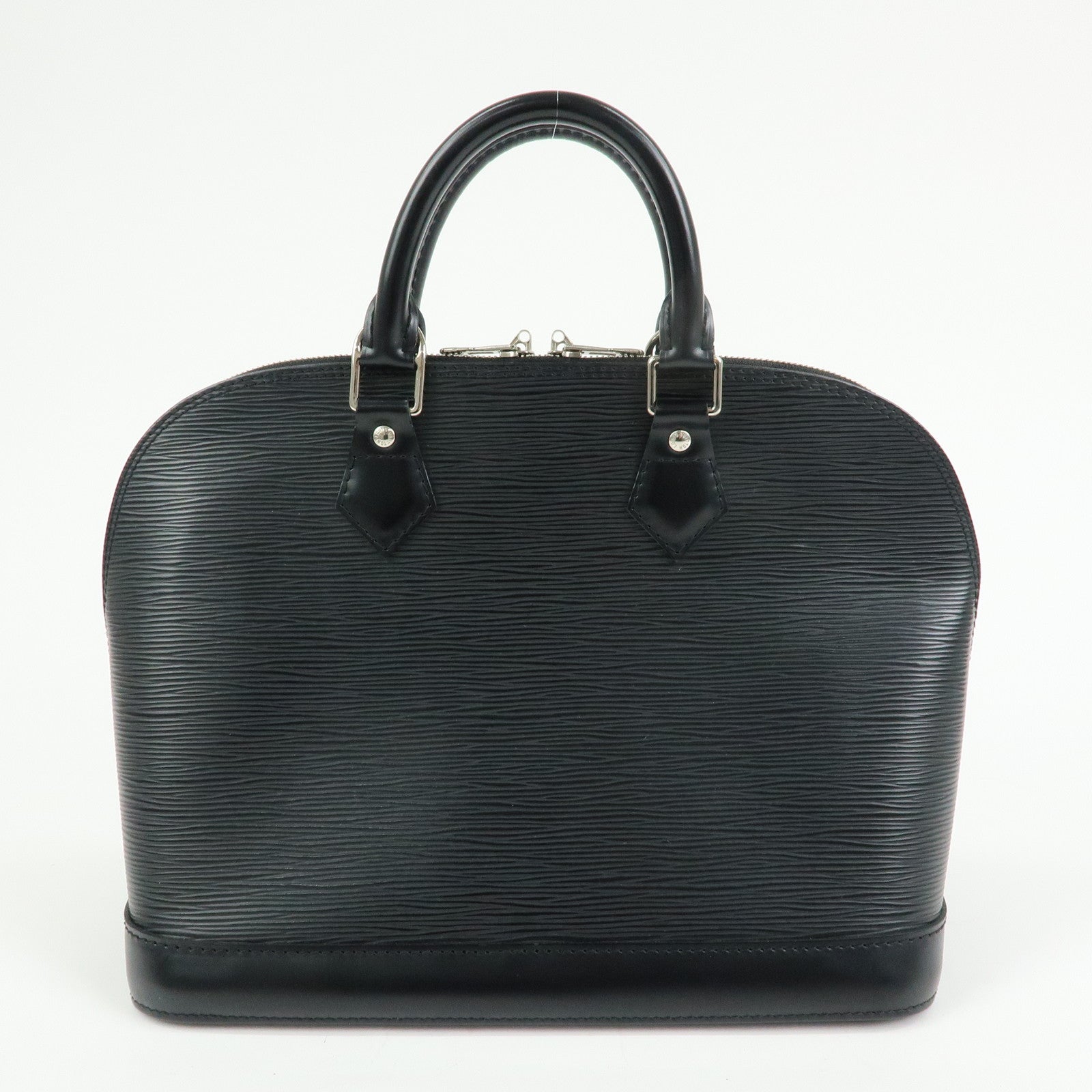 Louis Vuitton Epi Leather Alma PM Hand Bag Noir Black M40302