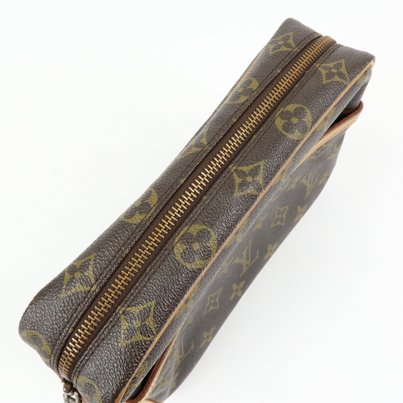 Louis Vuitton Monogram Compiegne 23 Pouch Clutch Bag Brown M51847