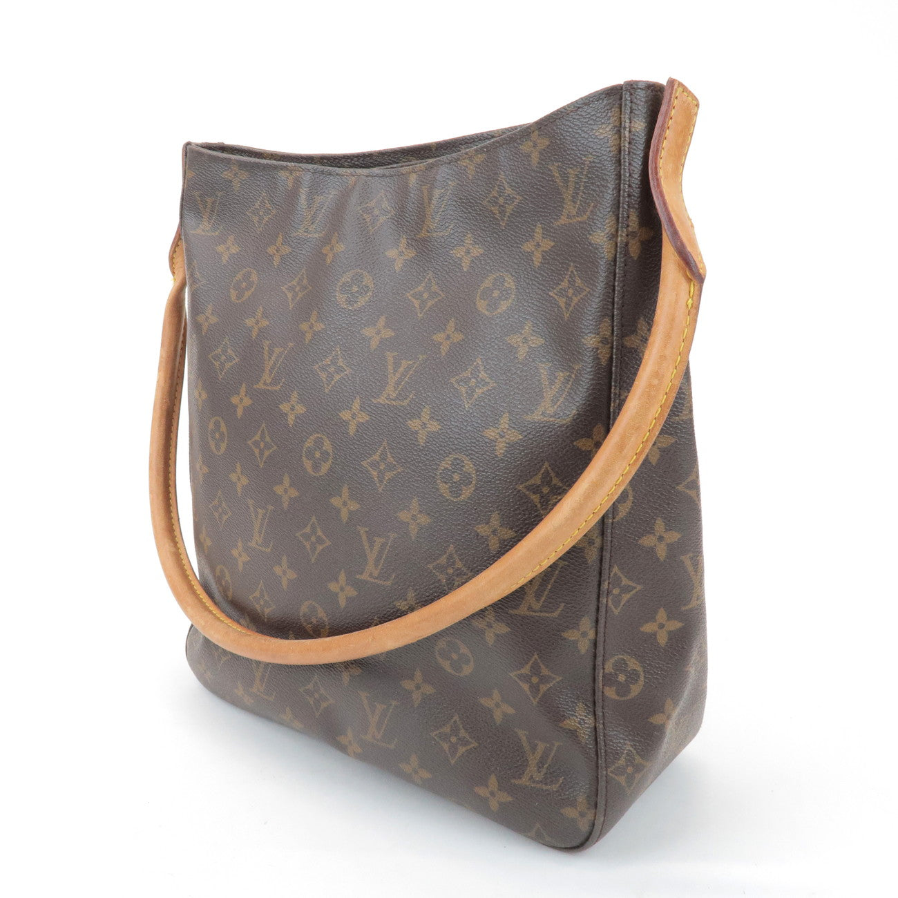 Louis Vuitton Monogram Looping GM Shoulder Bag Brown M51145