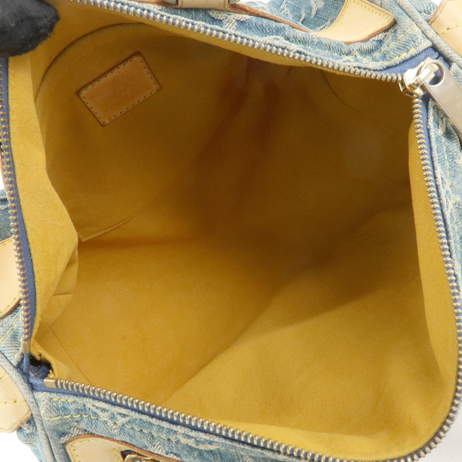 Louis Vuitton Monogram Denim Neo Speedy Boston Bag Blue M95019