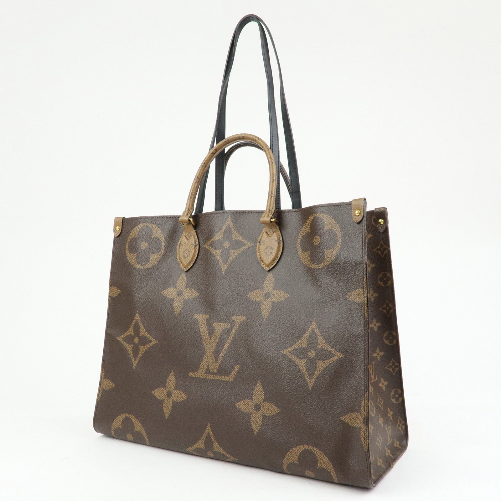 Louis Vuitton Monogram Giant On The Go GM Leather Hand Bag M45320