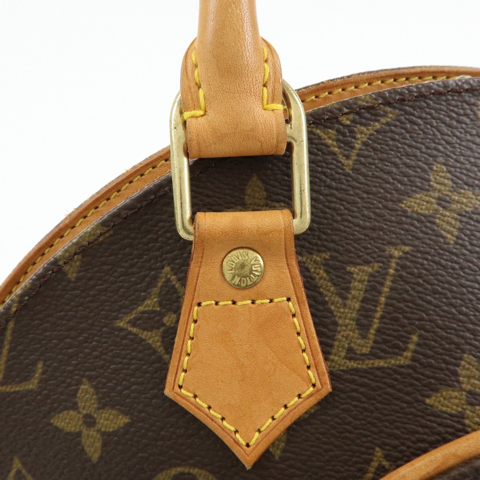 Louis Vuitton Monogram Ellipse PM Hand Bag Brown M51127