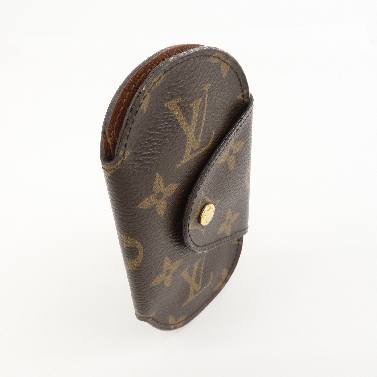 Louis Vuitton Monogram Rond GM Canvas Key Case Brown M60116