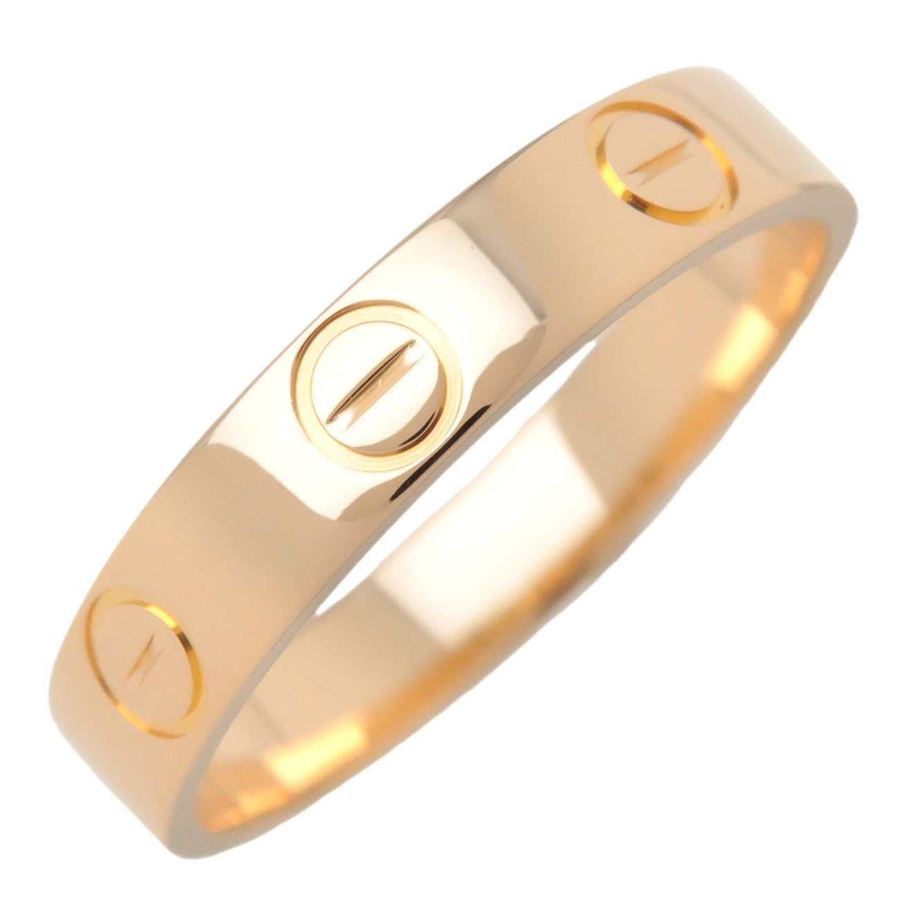 Cartier Mini Love Ring #50 K18 750YG Yellow Gold US5.5 EU50 HK11.5