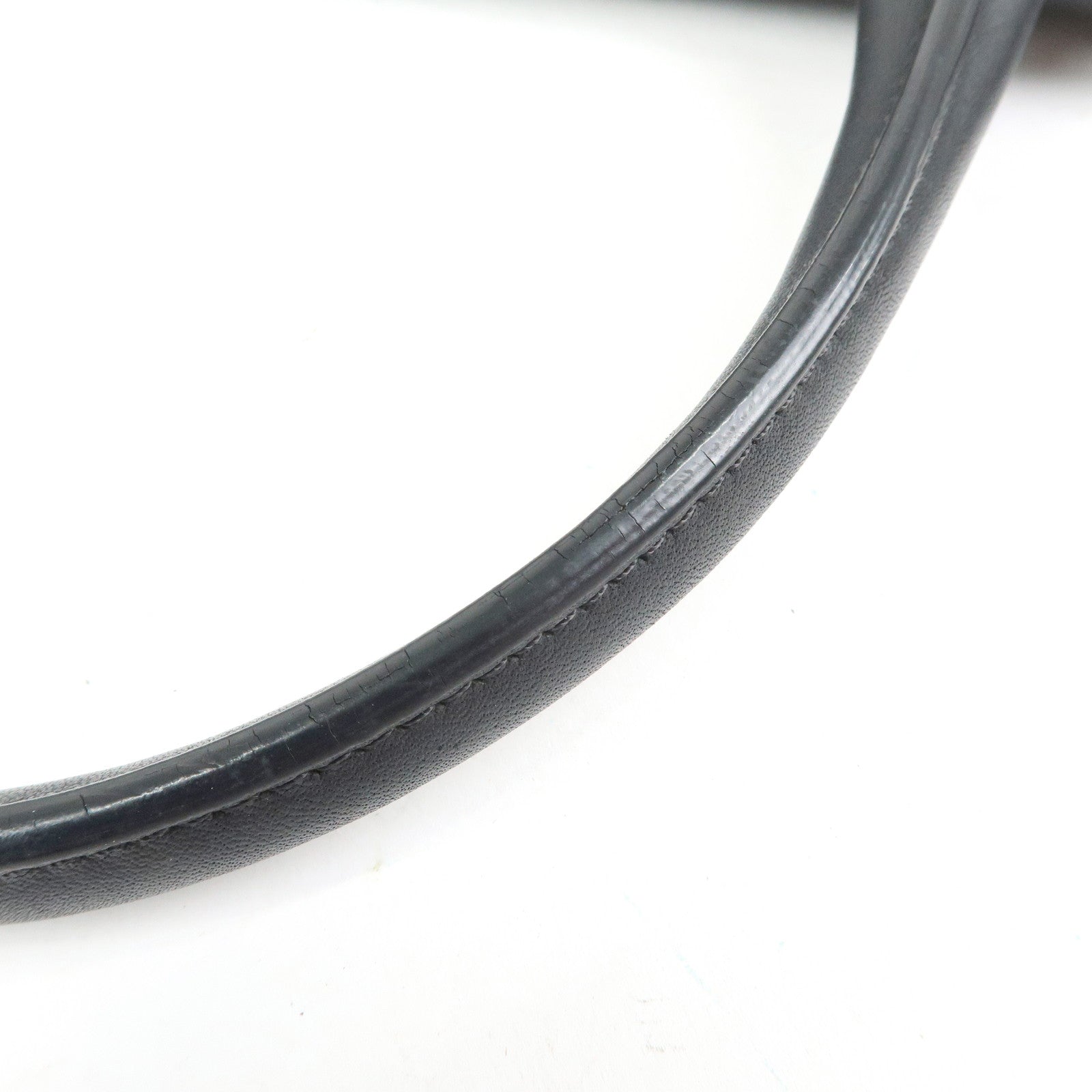 GIVENCHY Shark Studs Leather 2Way Bag Hand Shoulder Bag Black