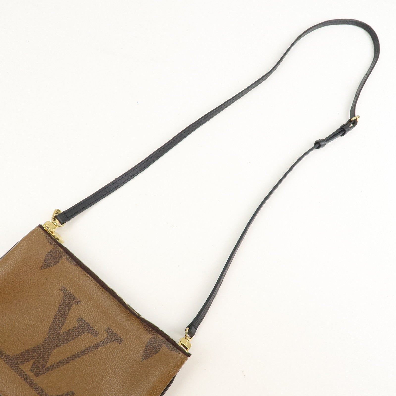 Louis Vuitton Monogram Reverse Pochette Double Zip Bag M69203