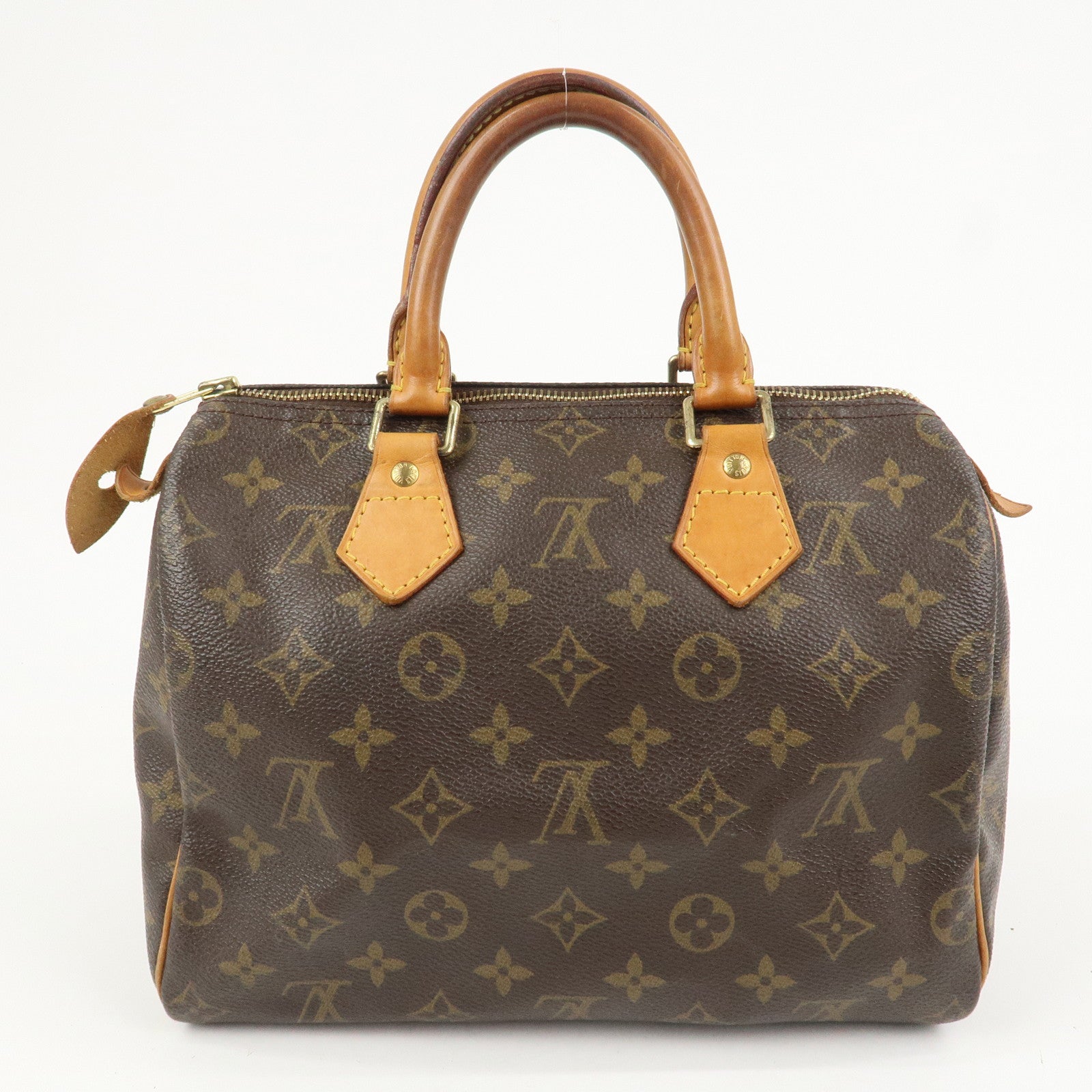 Louis Vuitton Monogram Speedy 25 Boston Bag Hand Bag Brown M41528