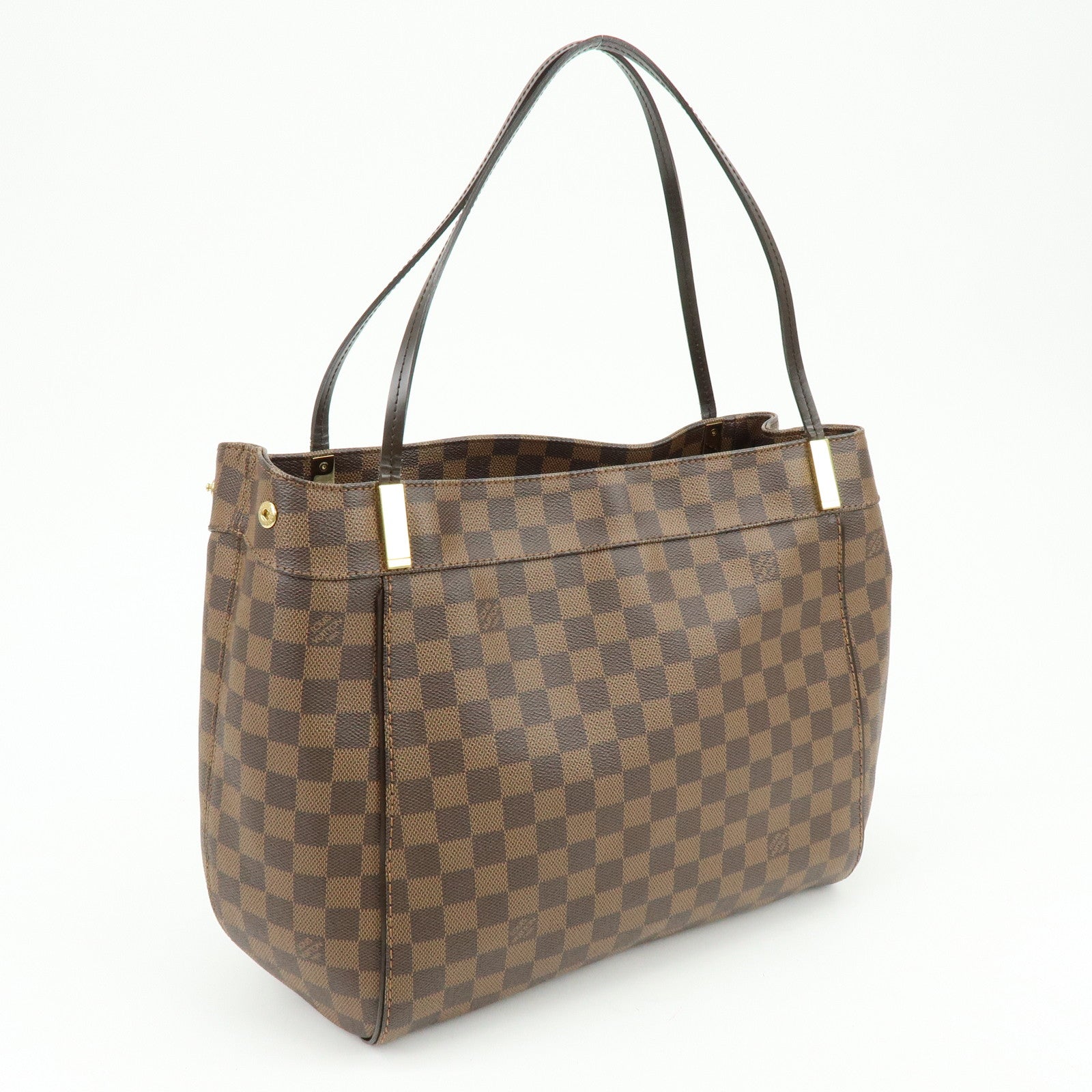 Louis Vuitton Damier Marylebone GM Canvas Tote Bag Brown N41214