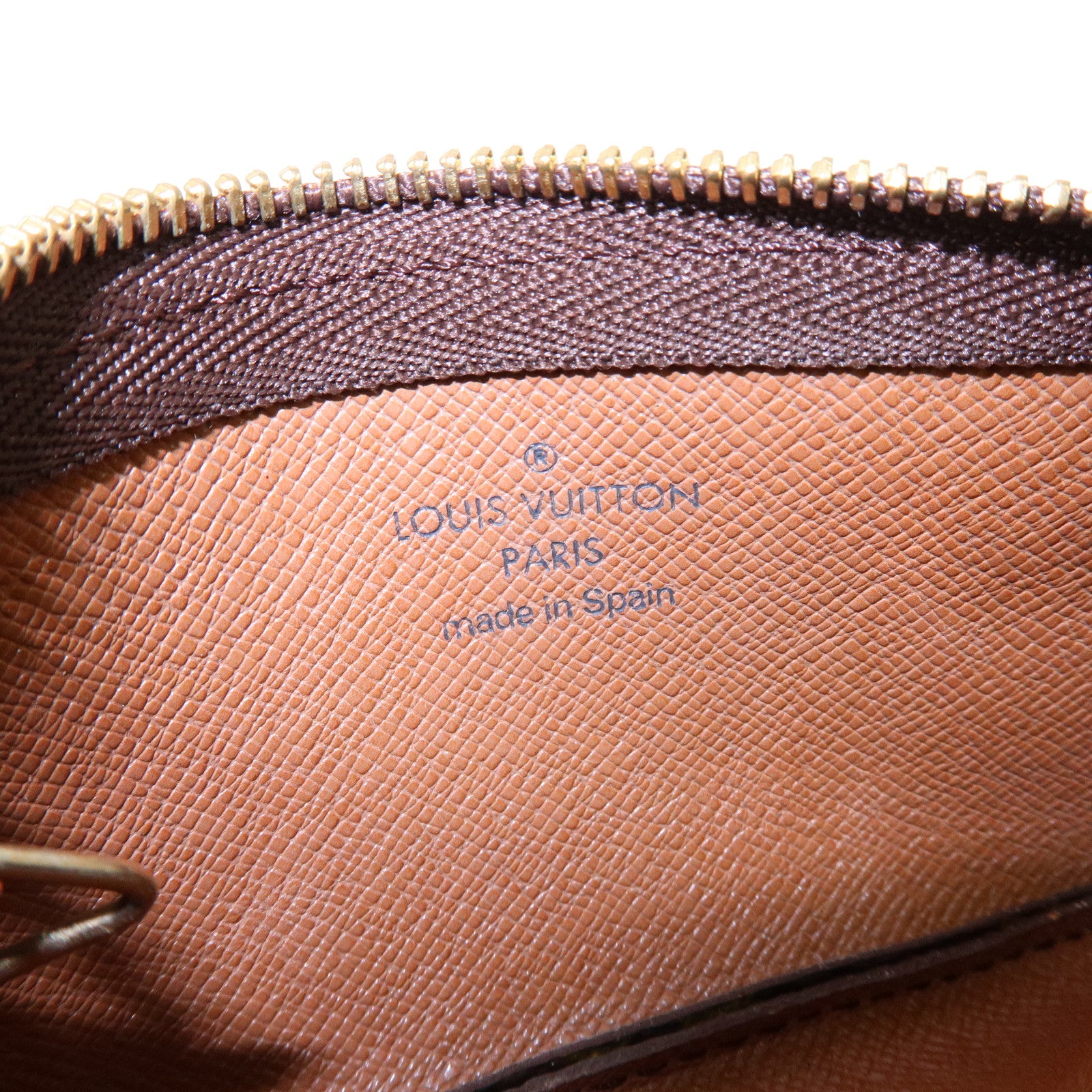 Louis Vuitton Monogram Pochette Cles Coin Case Key Case M62650