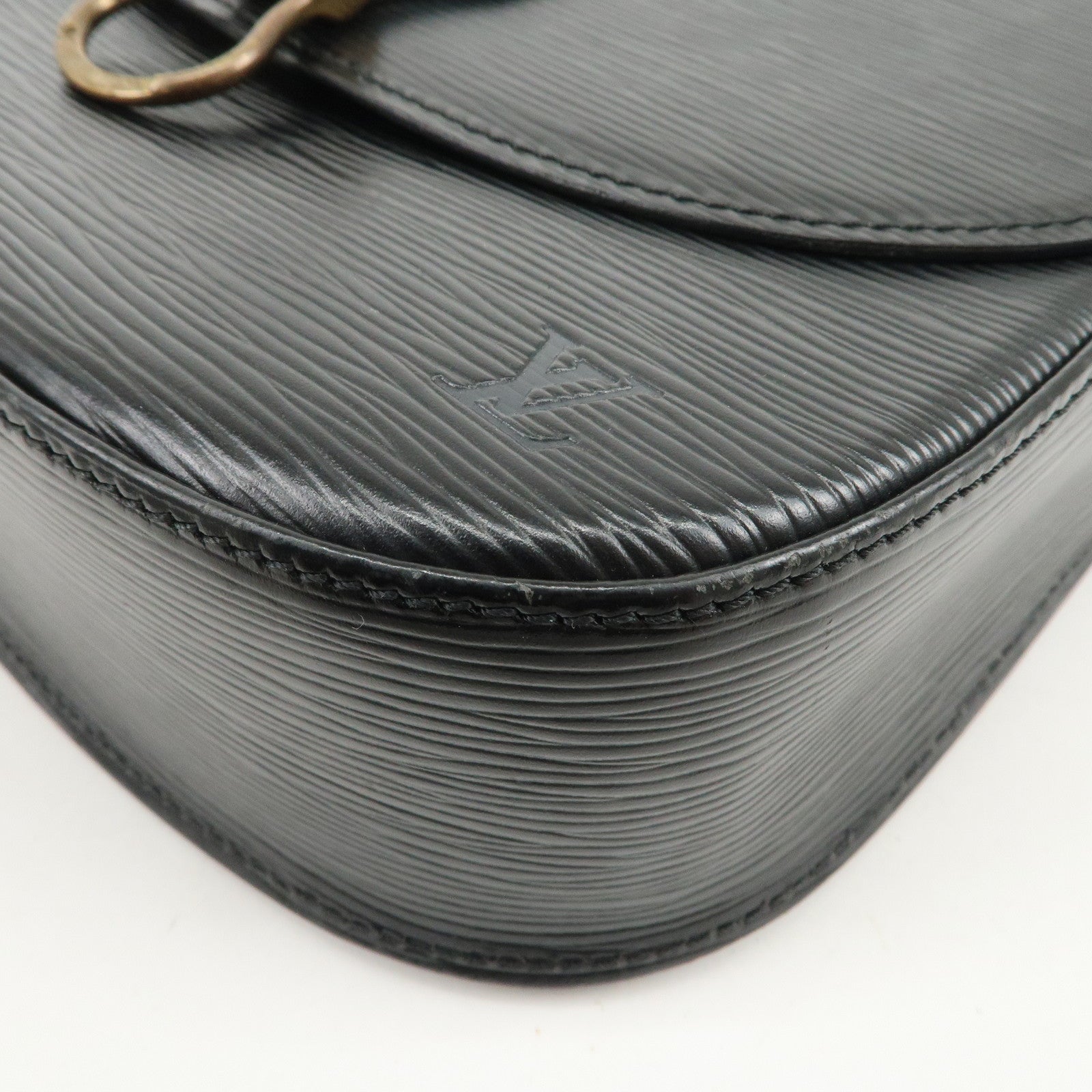 Louis Vuitton Epi Saint Cloud Shoulder Bag Black Noir M52192