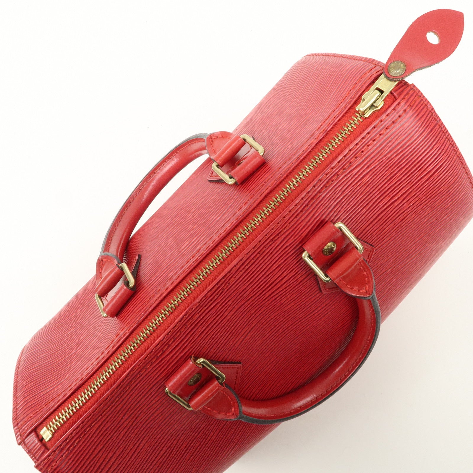 Louis Vuitton Epi Speedy 25 Hand Bag Castilian Red M43017