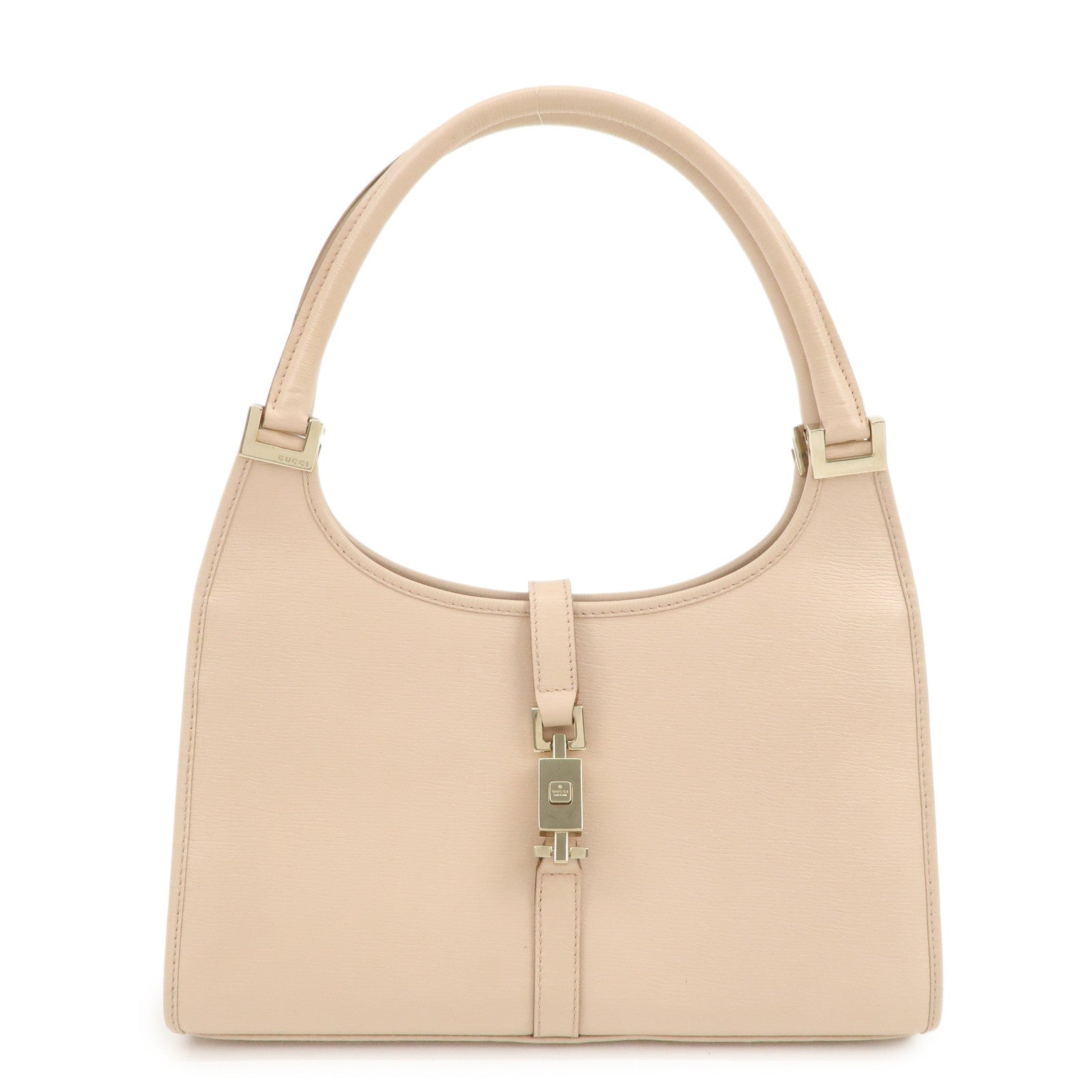GUCCI Jackie Leather Shoulder Bag Hand Bag Pink 002 1068