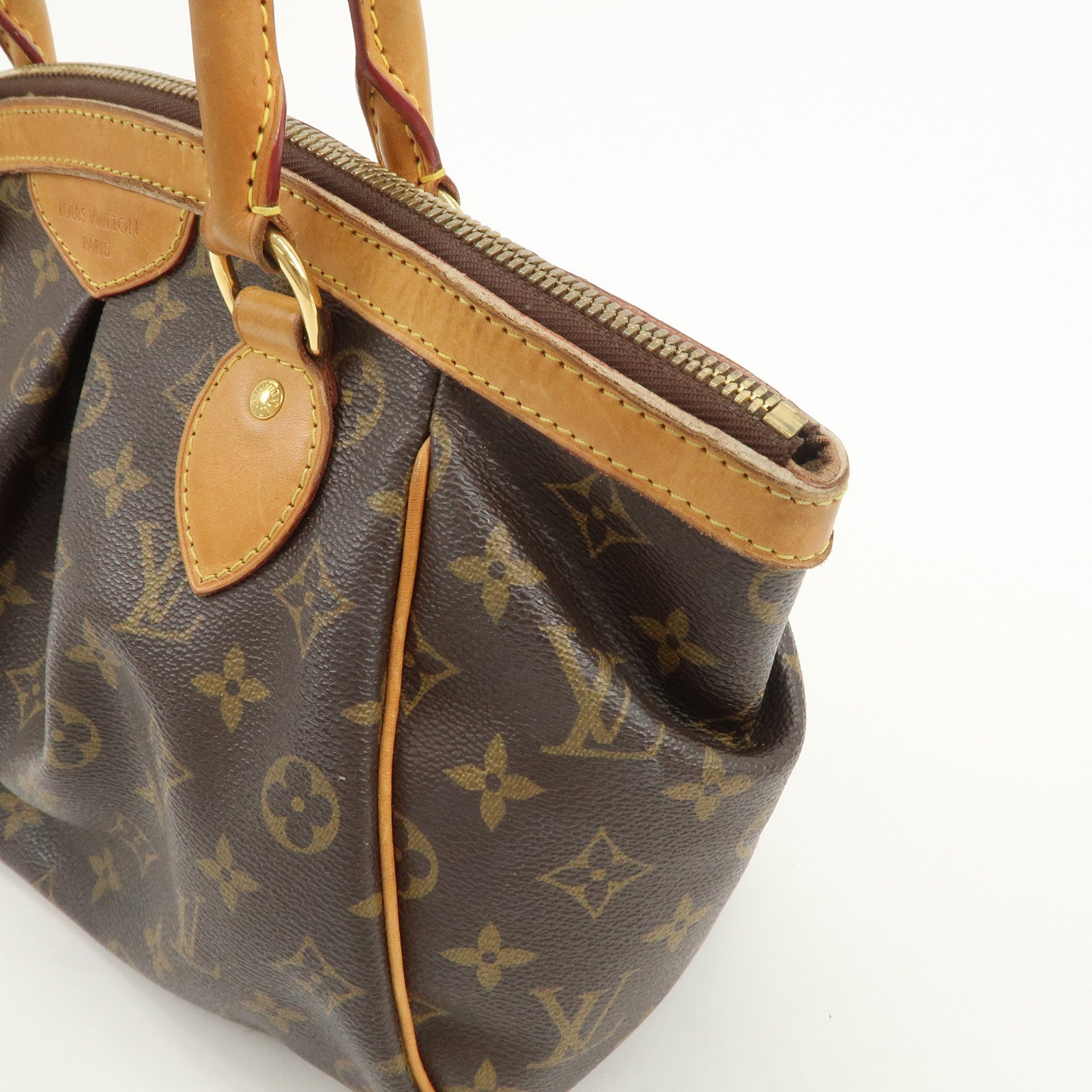 Louis Vuitton Monogram Tivoli PM Hand Bag Shoulder Bag Brown M40143