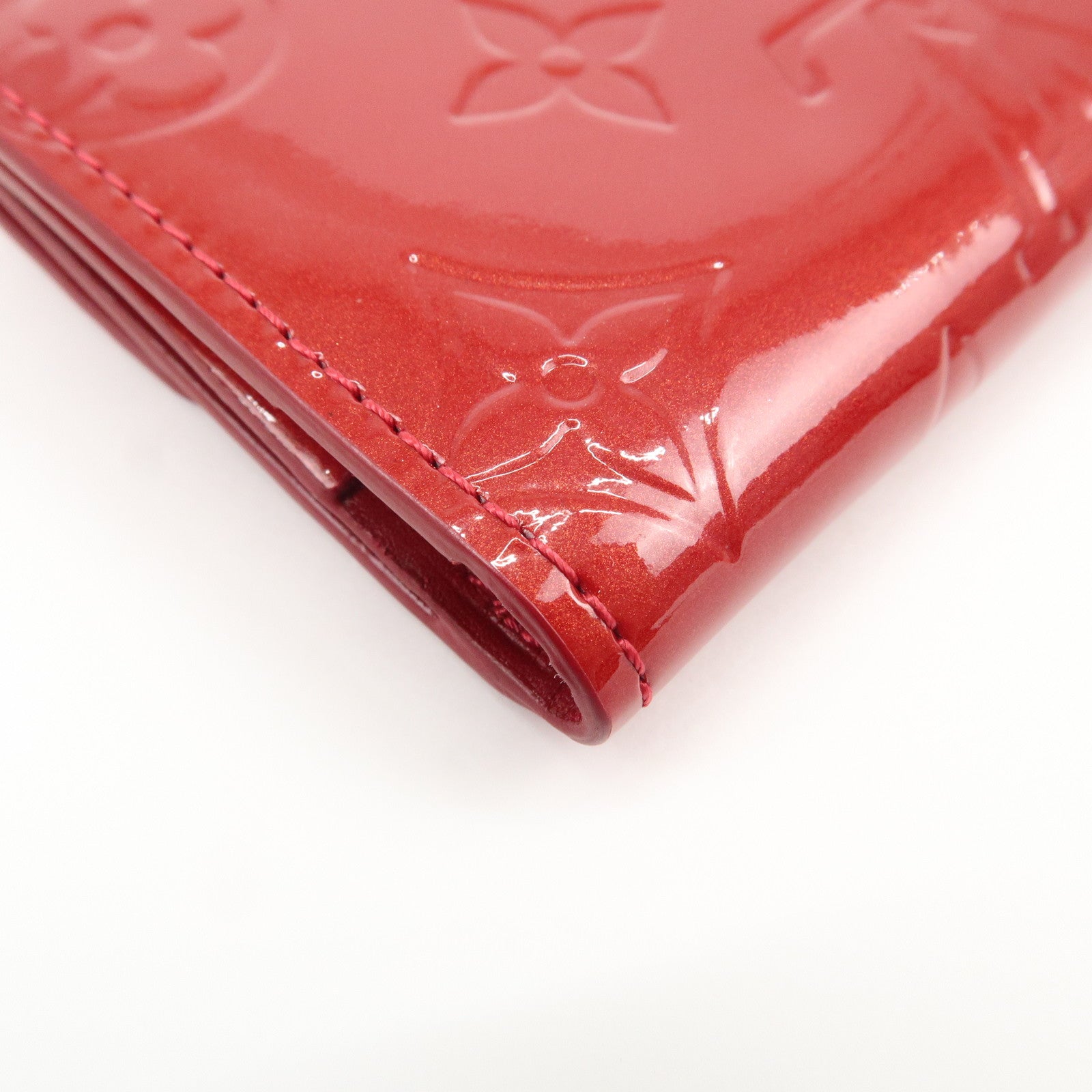 Louis Vuitton Monogram Vernis Ludlow Coin Case Pomme d'Amour M91978