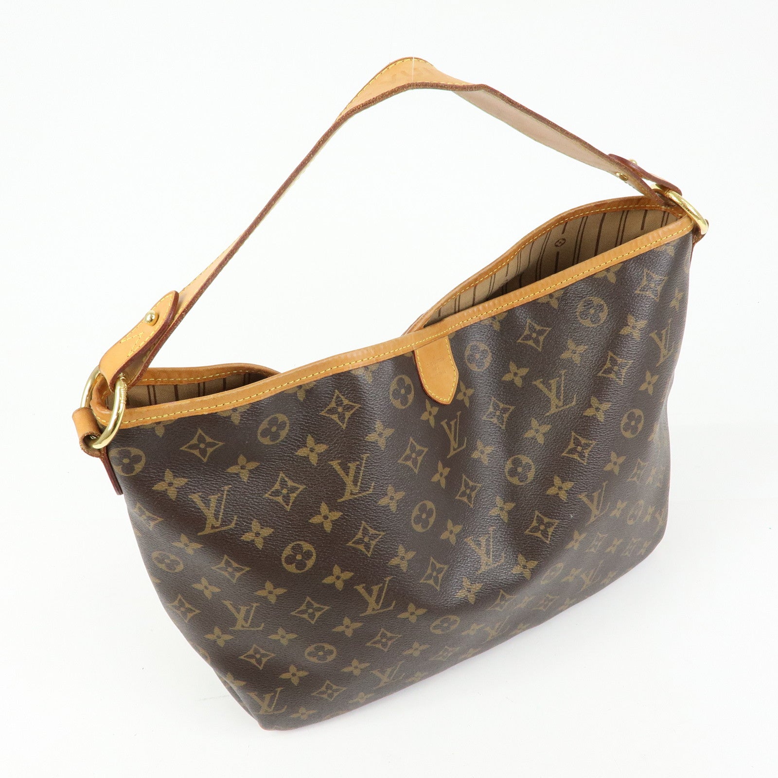 Louis Vuitton Monogram Delightful PM Shoulder Bag Brown M40352