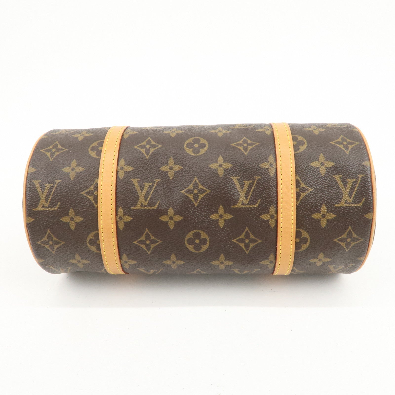 Louis Vuitton Monogram Papillon 26 Hand Bag Brown M51386