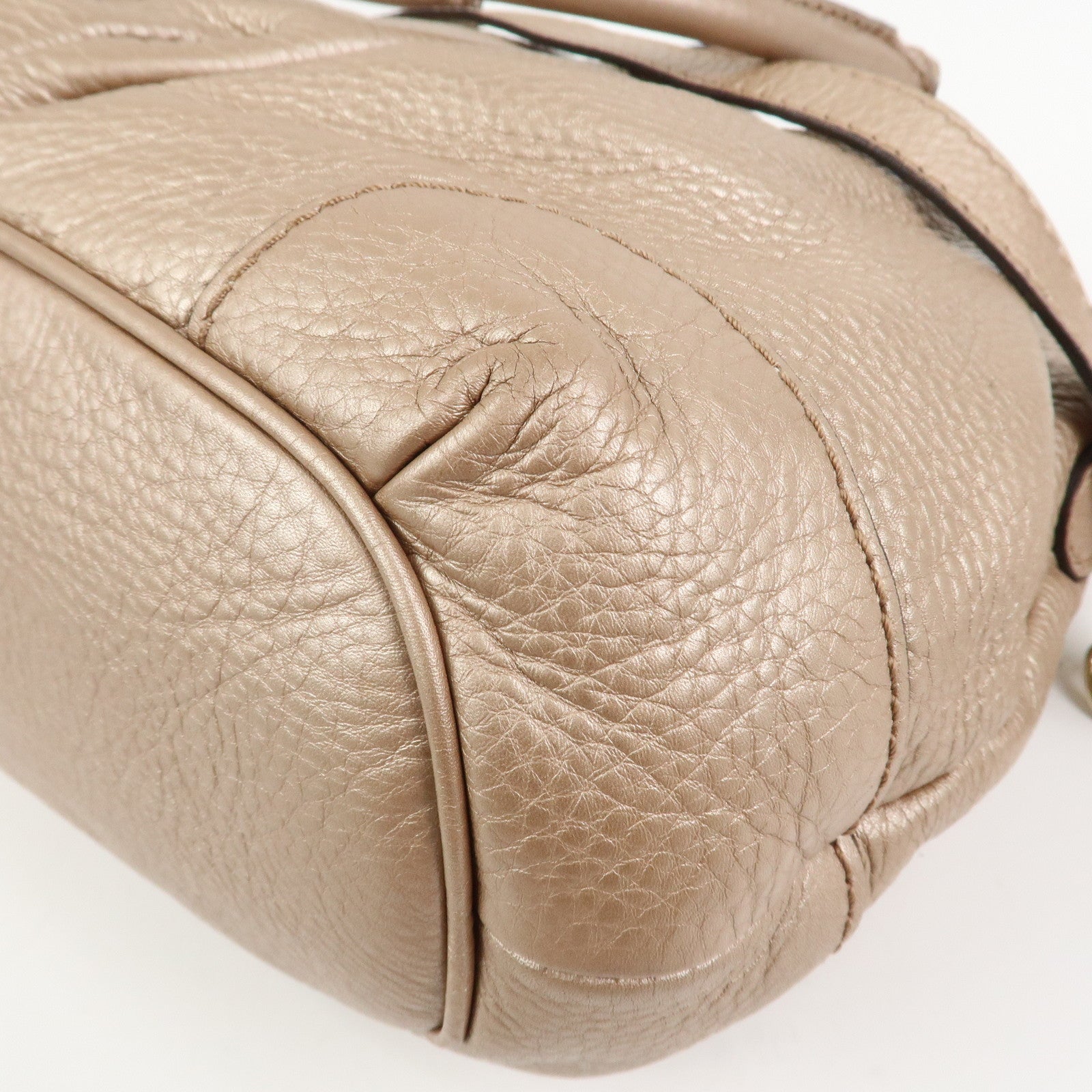 GUCCI Sukey Interlocking G Leather 2Way Bag Shoulder Bag 247902
