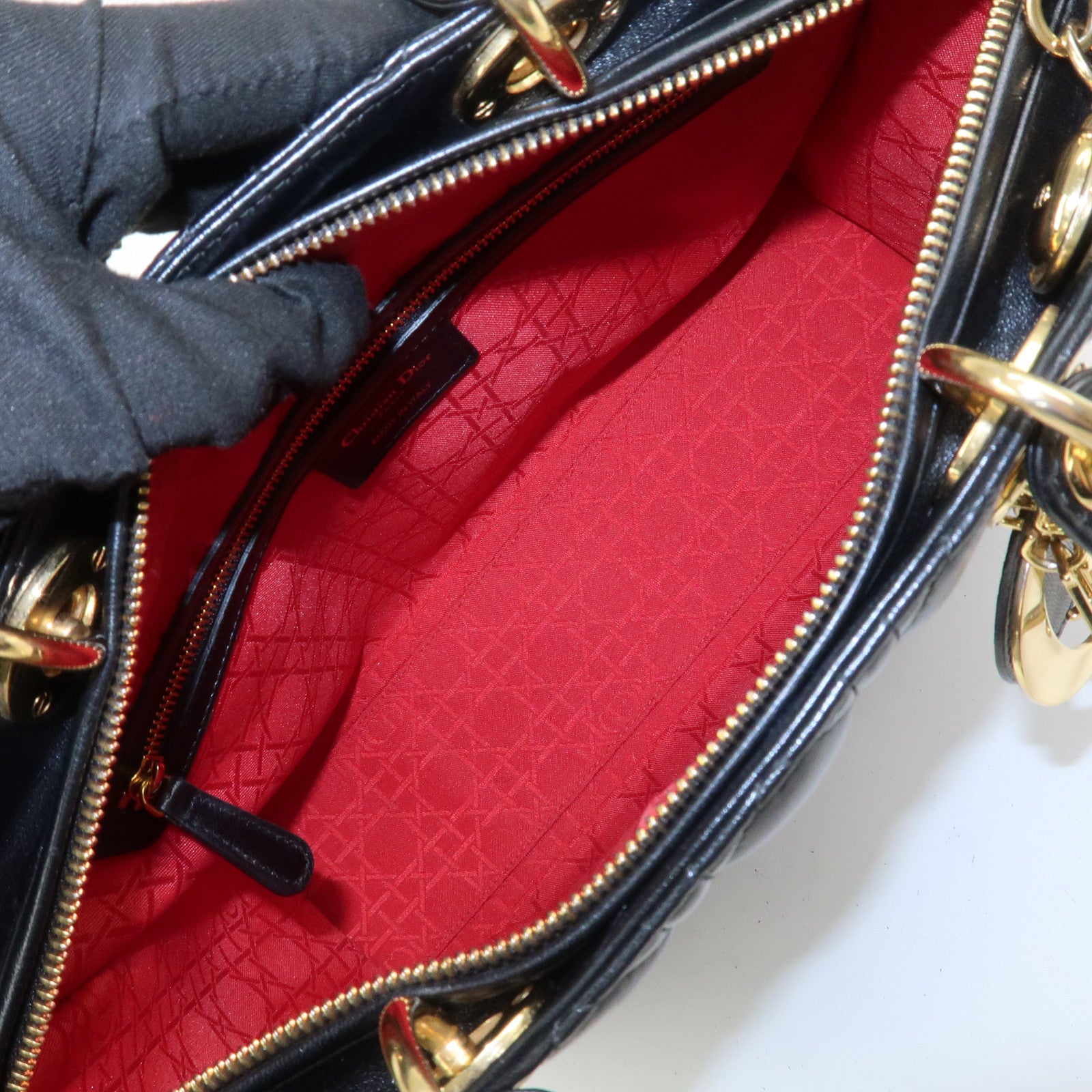 Christian Dior Cannage Lady Dior 2Way Hand Shoulder Bag CAL44560