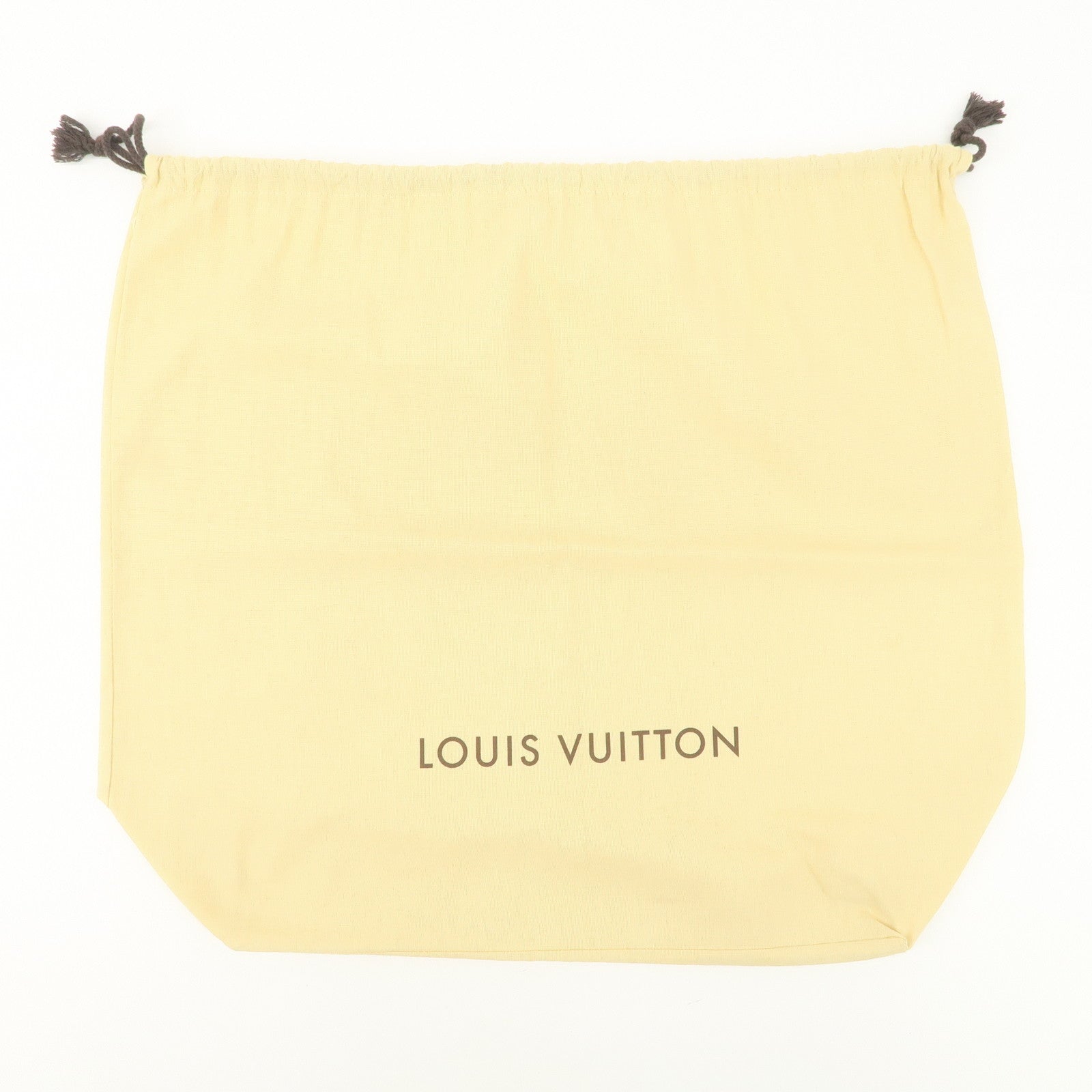 Louis Vuitton Set of 10 Dust Bag Storage Bag Drawstring Style Beige Used