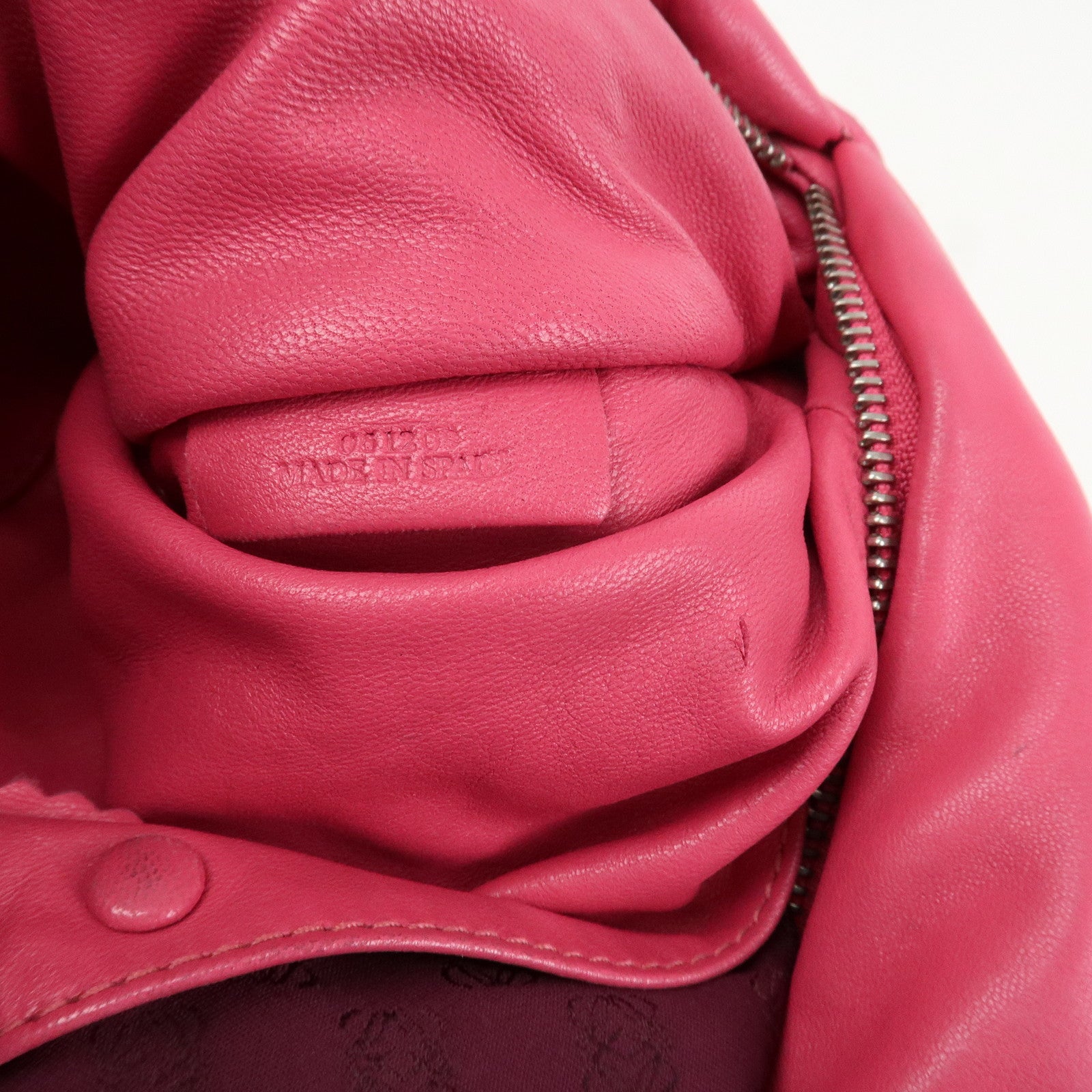 LOEWE Seville Anagram Nappa Leather 2Way Shoulder Hand Bag Pink