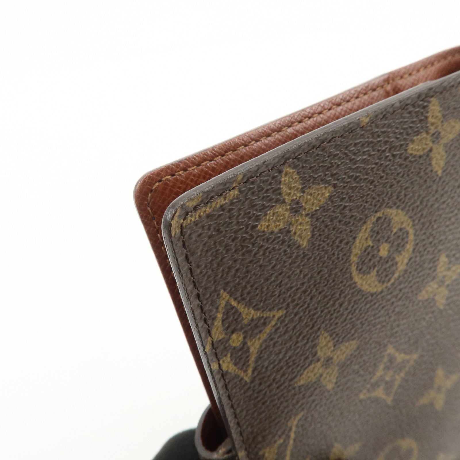 Louis Vuitton Monogram Agenda PM Planner Cover Brown R20005
