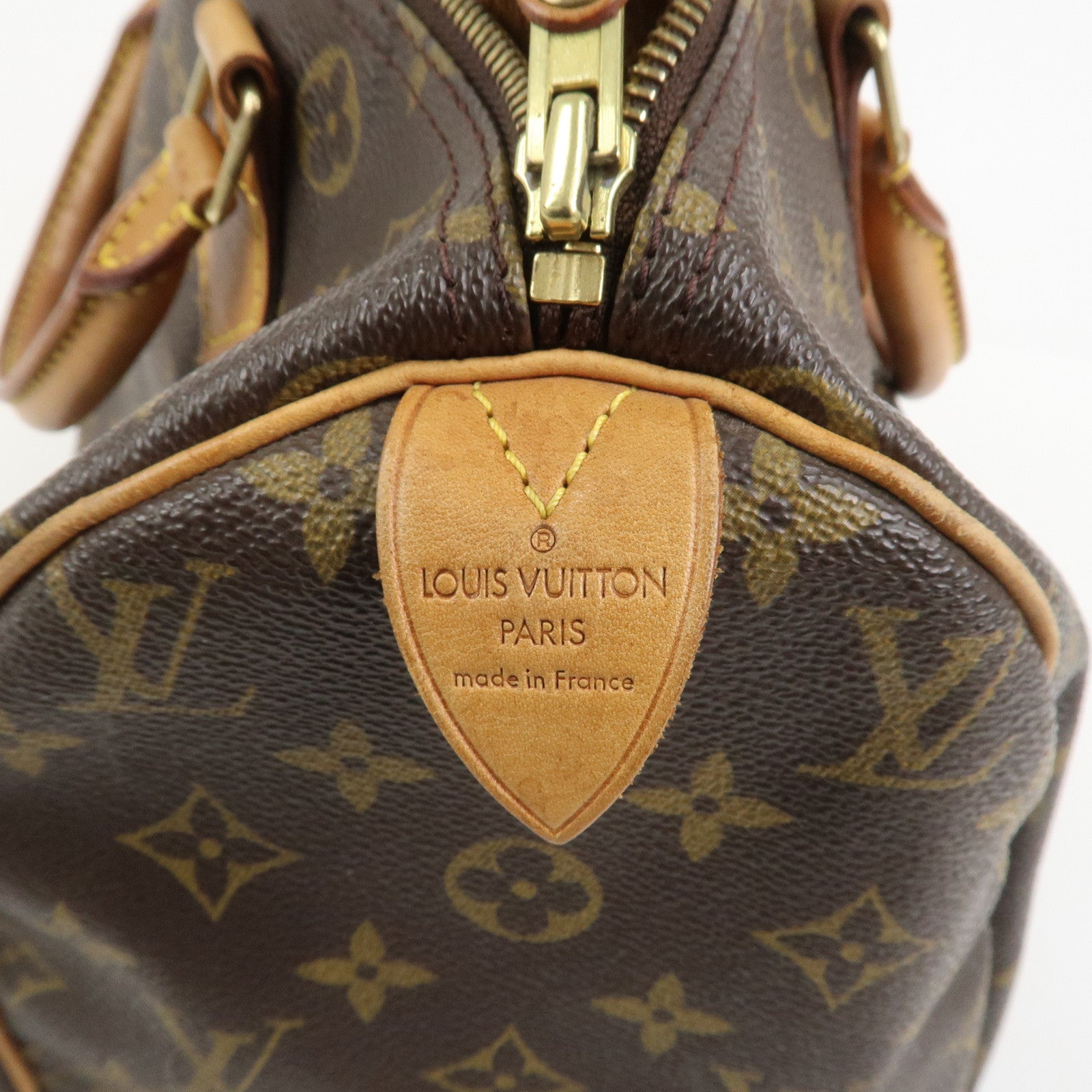 Louis Vuitton Monogram Speedy 30 Boston Bag Hand Bag Brown M41526